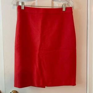 Jcrew women’s wool pencil skirt size 2